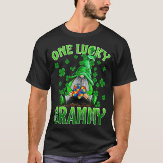 Endast Lucky Grammy Gnomes Autism St patrick's day T Shirt