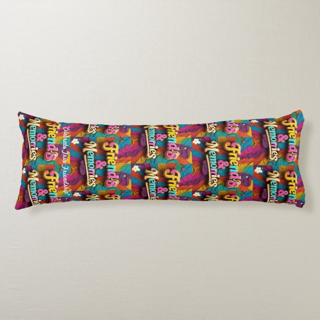 "Endast Lycklig-minnen" Kroppskudde (Framsidan)