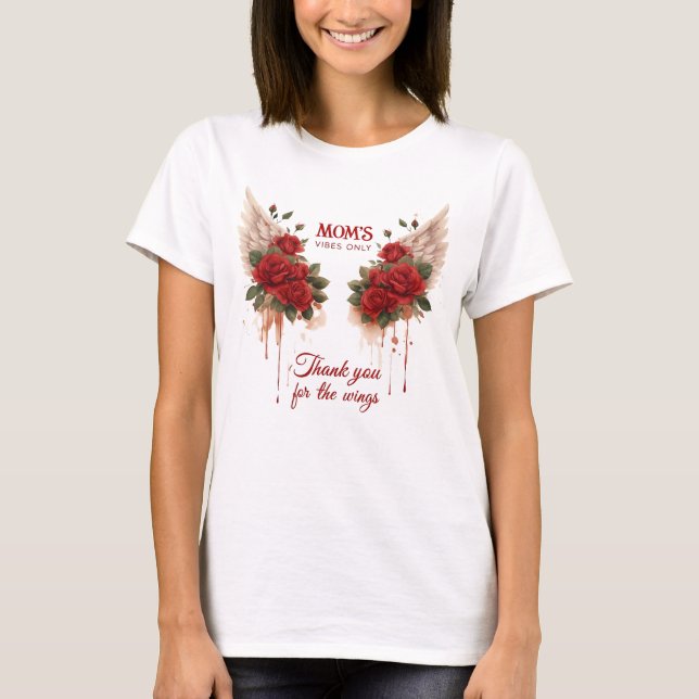 "Endast Mamma Vibes." T Shirt (Framsida)