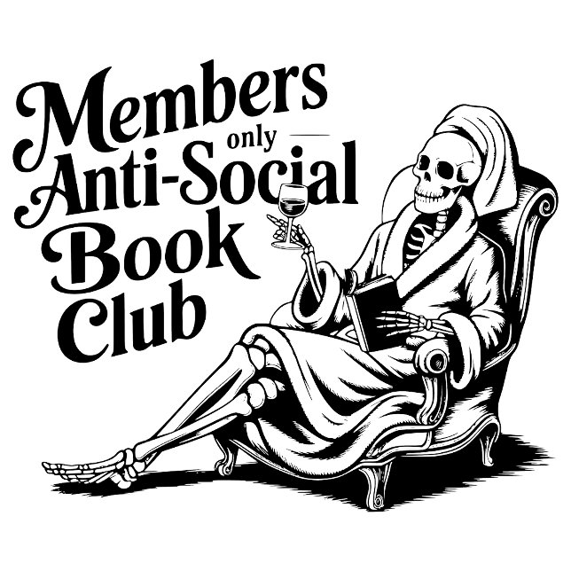 Endast medlemmar i Klubben Bok T Shirt (Skapare uppladdad)