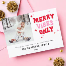 Endast merry Vibes | Modern Retro-julfoto