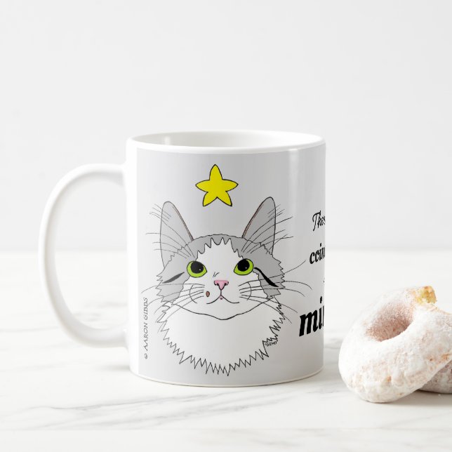 Endast Miracles Gizmo Ragdoll Cat Inspirational Kaffemugg (Med munk)