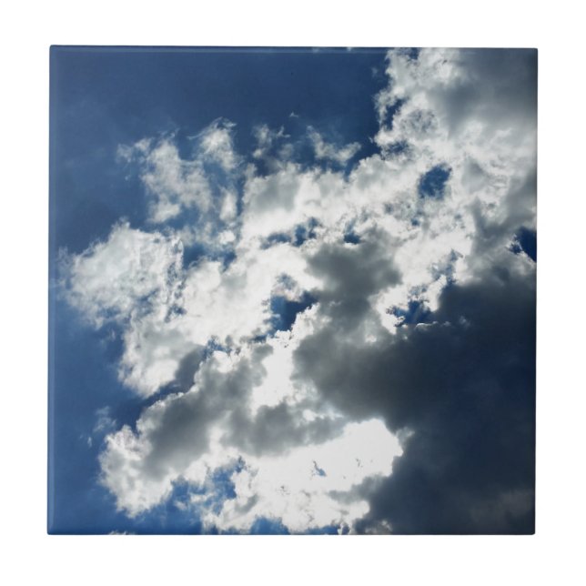 Endast moln kakelplatta (Framsidan)