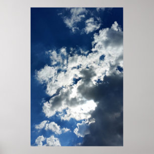 Endast moln poster