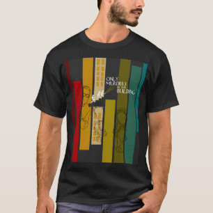 Endast mord i byggnad lineart t shirt