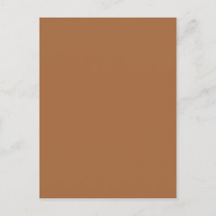 Endast mörk Sandy Beige Coffee Caramel Brown Färg Vykort
