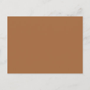 Endast mörk Sandy Beige Coffee Caramel Brown Färg Vykort
