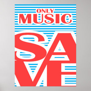 Endast Music Spara Poster