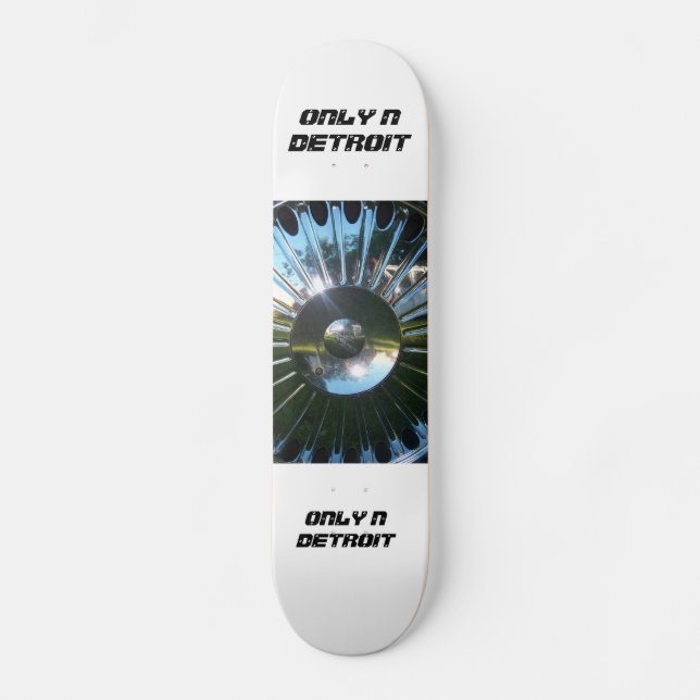 Endast N Detroit Old School Skateboard Bräda 18 Cm (Framsida)