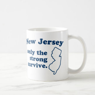 Endast new jersey Överlever starkt Kaffemugg