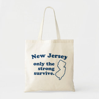 Endast new jersey Överlever starkt Tygkasse