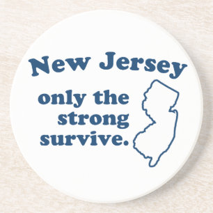 Endast new jersey Överlever starkt Underlägg Sandsten