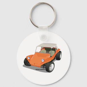 Endast Orange Manx Nyckelring
