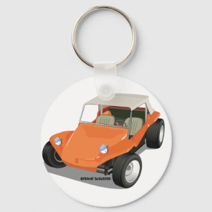 Endast Orange Manx Nyckelring