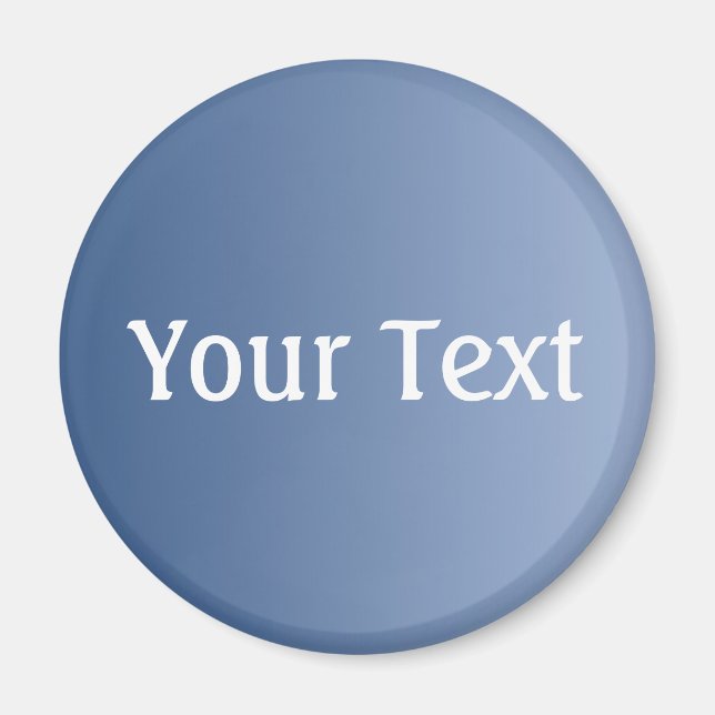 ENDAST övertoningar i FÄRG blå + texten Magnet (Framsidan)