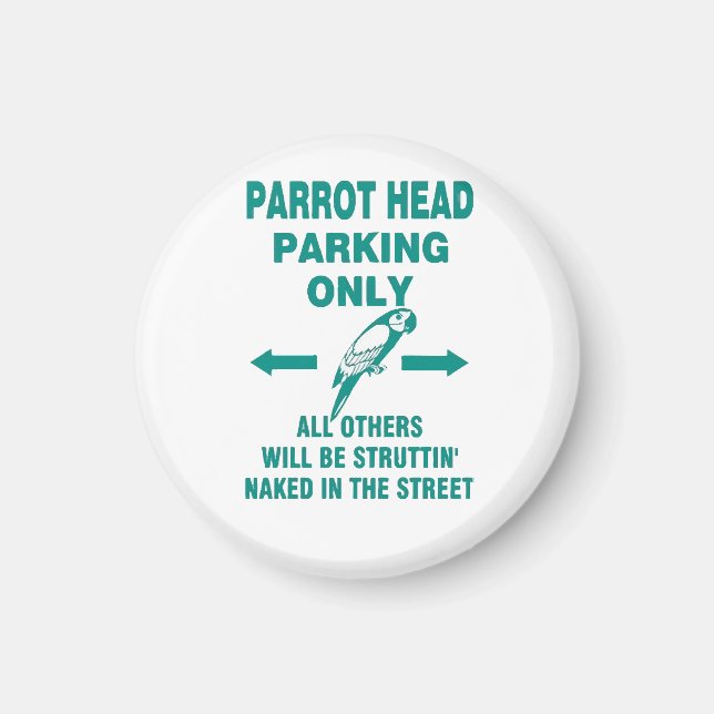 Endast parkering magnet (Framsidan)