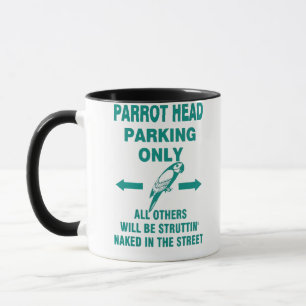 Endast parkering mugg