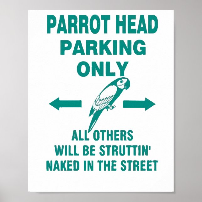 Endast parkering poster (Framsidan)