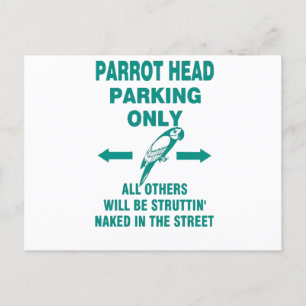 Endast parkering vykort