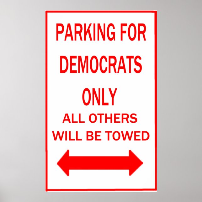 Endast parsning för demokrater poster (Framsidan)