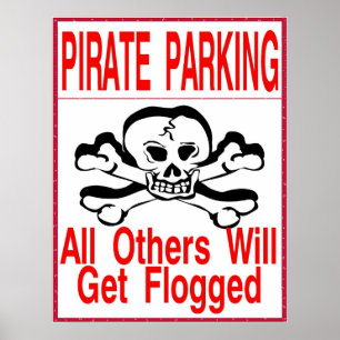 Endast parsning pirat poster