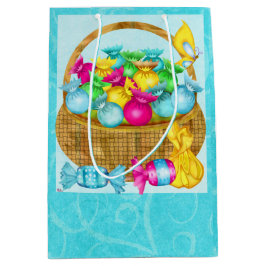 ENDAST påsk Candy Folk Art MEDIUM BAG