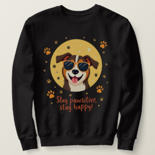 Endast pawsitiva vibes lång ärmad tröja