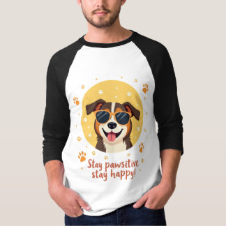 Endast pawsitiva vibes t shirt