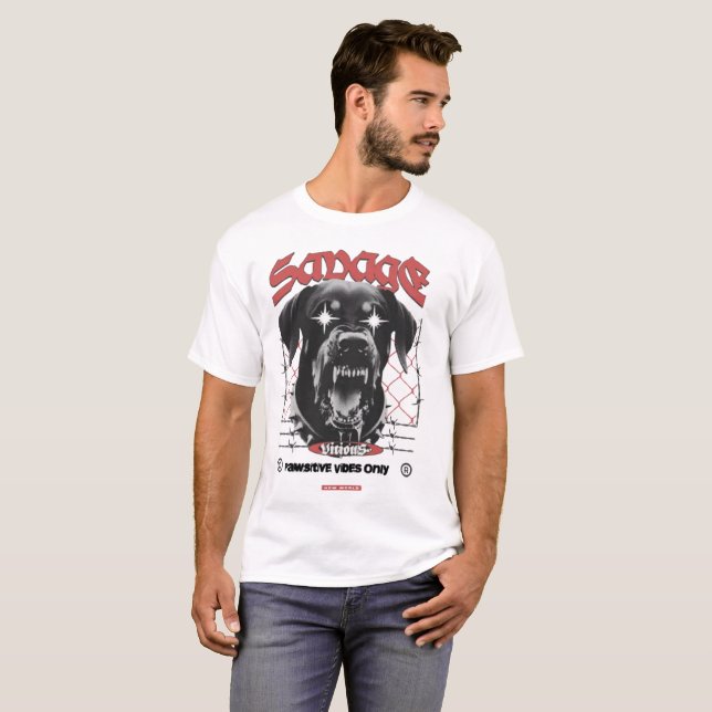 Endast pawsitiva vibes t shirt (Hel framsida)