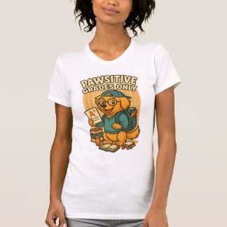 Endast Pawsitive Klass - Back to school Hund T-Shi T Shirt