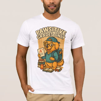 Endast Pawsitive Klass - Back to school Hund T-Shi T Shirt