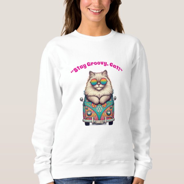 "Endast pawsitive Vibes" T Shirt (Framsida)