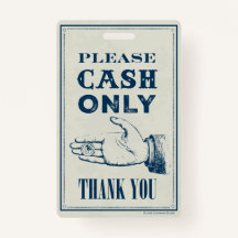 Endast Pengarar, kafétecken (liten)