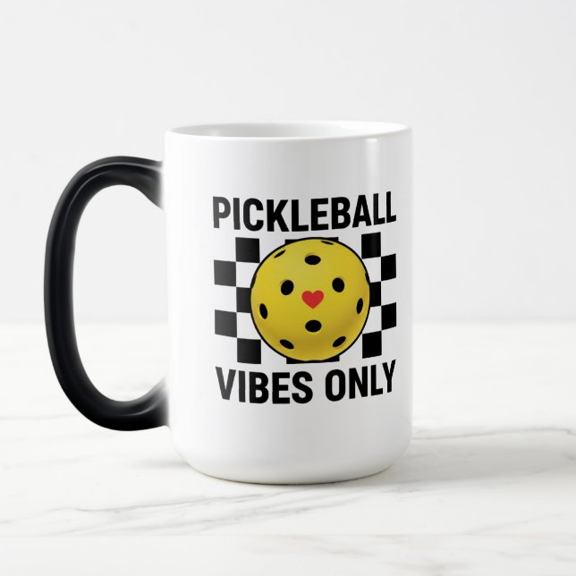 Endast Pickleball-vibbar Magisk Mugg (Vänster)