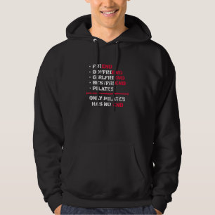 Endast piloterna har inga end Pilates Yoga Hoodie