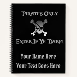 Endast pirater - ange if Ye Dare! Funky Skull