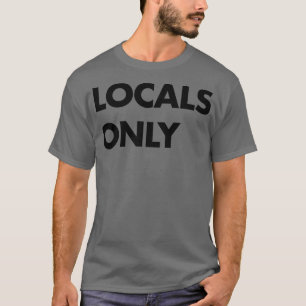 Endast platser, svart t shirt