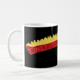 Endast pommes frites-dag 🍟 kaffemugg