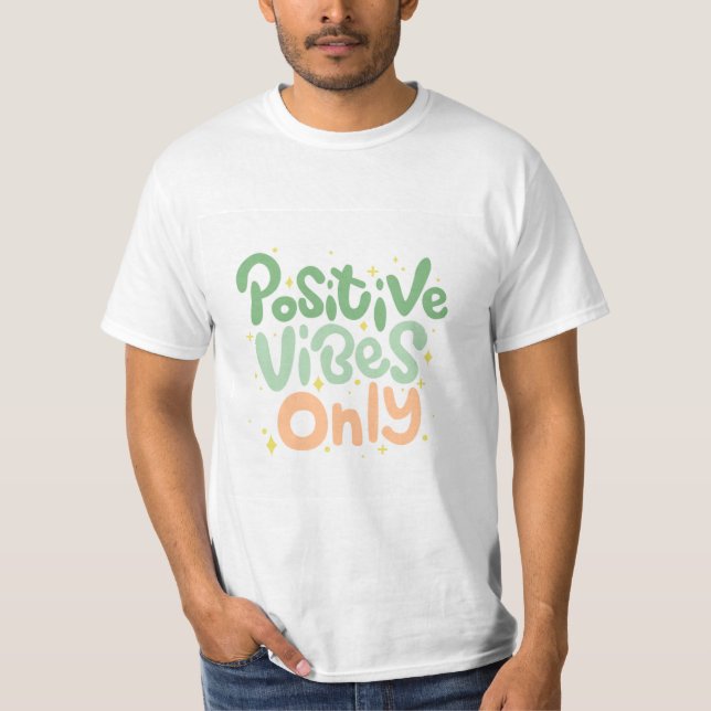 Endast positiva bilder t shirt (Framsida)