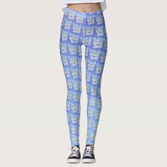 Endast Positiva Vibrationer Leggings (Framsida)