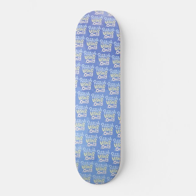 Endast Positiva Vibrationer Mini Skateboard Bräda 18,5 Cm (Framsida)