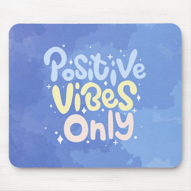 Endast Positiva Vibrationer Musmatta (Framsidan)
