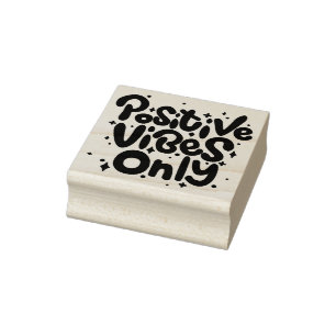 Endast Positiva Vibrationer Stämpel