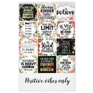 Endast positiva visioner kalender