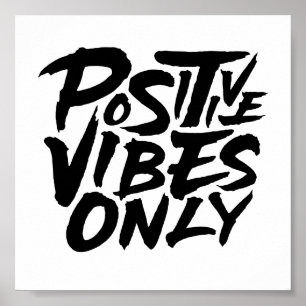 Endast positiva visioner poster