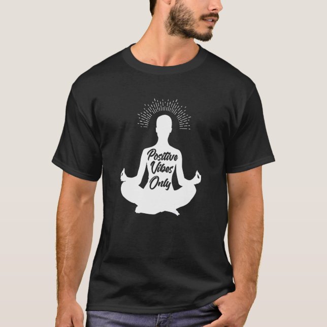 Endast positiva visioner t shirt (Framsida)