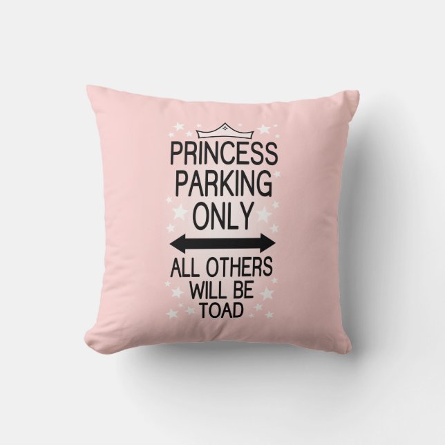 Endast princess Parking Kudde (Framsida)