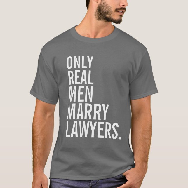 Endast Real Manar Marry Lawyers Tee Shirt (Framsida)