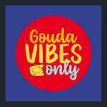 Endast Retro Färg Art Poster<br><div class="desc">Färgfull typografisk konst med retro och vibrerande färg. Lustigt citat om mat,  matlagning,  bakning och matlagning. dekoration för perfekt till ditt kök,  middag,  kafé,  bageriaffär eller restaurang. Bakgrunden färg (cirkeln och fyrkanten) är anpassade via Design Verktyg.</div>