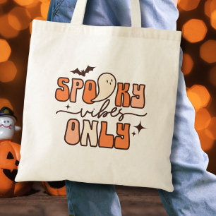 Endast Retro Groovy Halloween-taloky Vibes Tygkasse